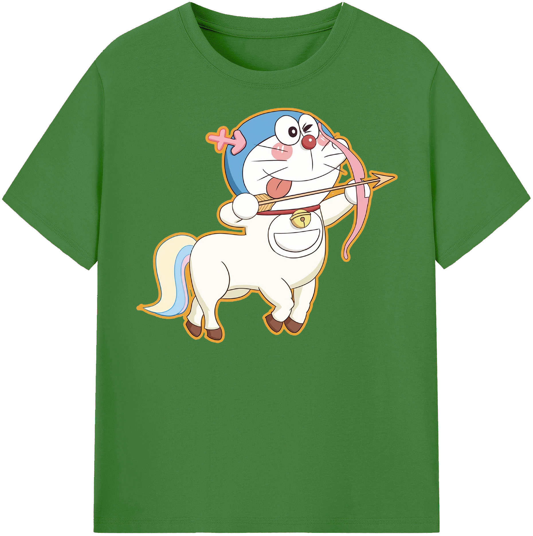 （画像用） ドラえもん Doraemon レディースカジュアルプリントTシャツ（綿100％）